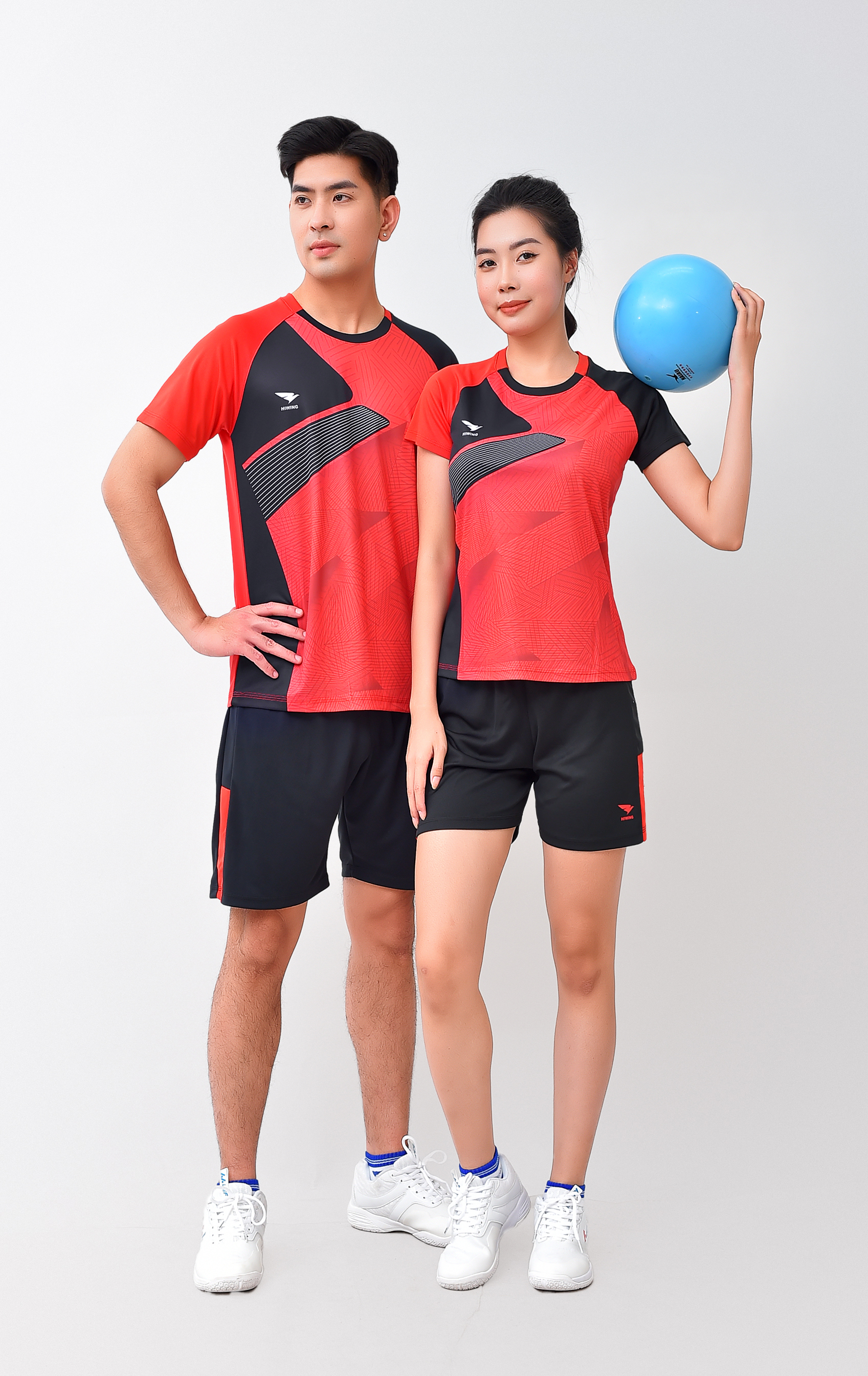 Áo bóng chuyền Nữ Hiwing H12 màu Đỏ